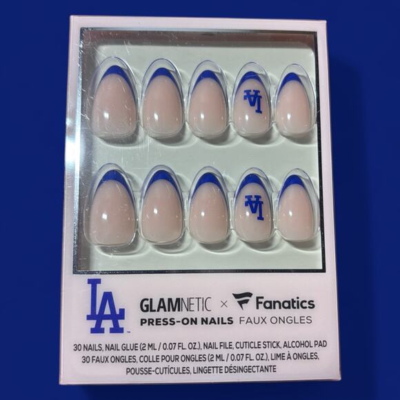 Glamnetic x MLB Los Angeles Dodgers Press-On Nails | NIB—Free Shipping!! - Picture 1 of 5